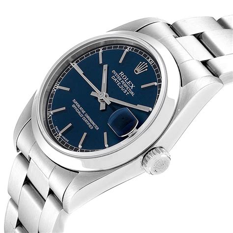 rolex lady datejust blue